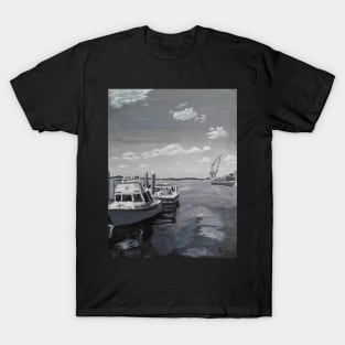 Gray Skies - Acrylic Painting T-Shirt